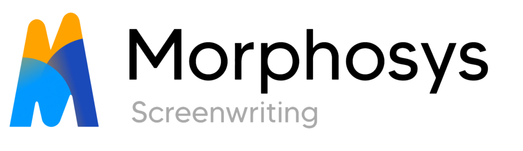 Logotipo de escritura de guiones de Morphosys